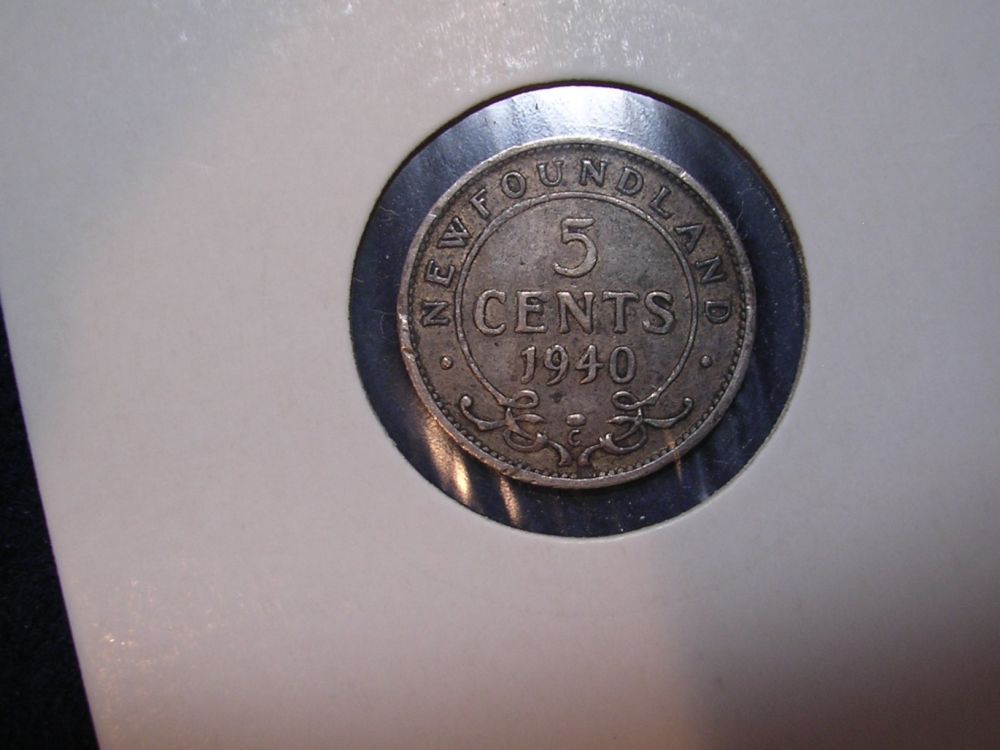 1940-C-Canada-Newfoundland-5c-Grade